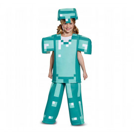 Dětský kostým Minecraft Steve diamantový 116-122 M