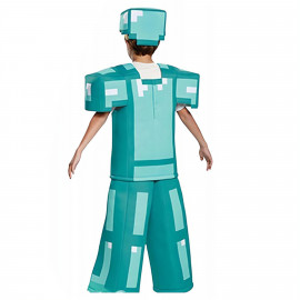 Dětský kostým Minecraft Steve diamantový 128-134 L