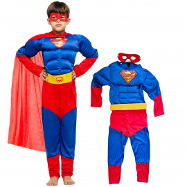 Dětský kostým Svalnatý Superman 122-134 L