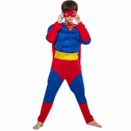 Dětský kostým Svalnatý Superman 122-134 L