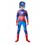 Dětský kostým Superhrdina Kapitán Amerika s maskou 110-122 M Dětský kostým Superhrdina Kapitán Amerika s maskou 110-122 M