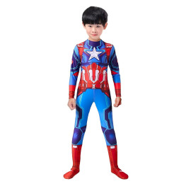 Dětský kostým Superhrdina Kapitán Amerika s maskou 110-122 M Dětský kostým Superhrdina Kapitán Amerika s maskou 110-122 M