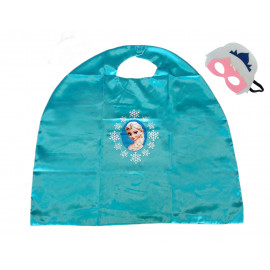 Dětský karnevalový převlek Frozen Elsa s vločkami 2v1