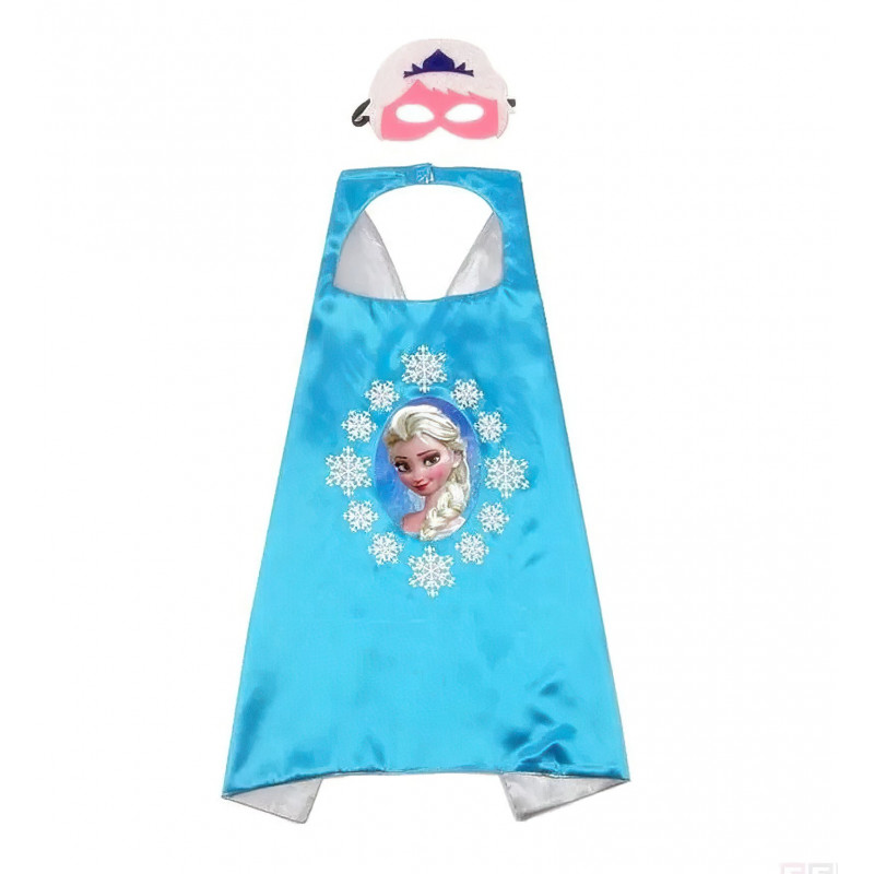 Dětský karnevalový převlek Frozen Elsa s vločkami 2v1 Dětský karnevalový převlek Frozen Elsa s vločkami 2v1