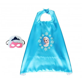 Dětský karnevalový převlek Frozen Elsa s vločkami 2v1