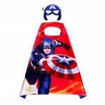 Dětský karnevalový převlek Superhrdina Kapitán Amerika 2v1