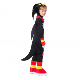 Dětský kostým Sonic Shadow s maskou a rukavicemi 128-134 L Dětský kostým Sonic Shadow s maskou a rukavicemi 128-134 L