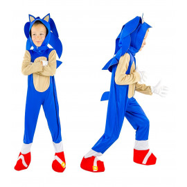 Dětský kostým Sonic s maskou a rukavicemi 128-134 L Dětský kostým Sonic s maskou a rukavicemi 128-134 L