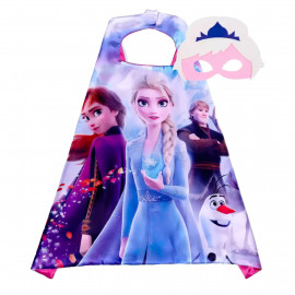 Dětský karnevalový převlek Frozen Elsa a Anna Friends 2v1