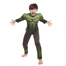 Dětský kostým Svalnatý Hulk s maskou 110-122 M
