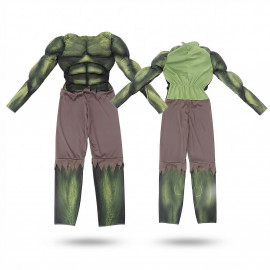Dětský kostým Svalnatý Hulk s maskou 110-122 M