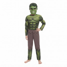 Dětský kostým Svalnatý Hulk s maskou 110-122 M