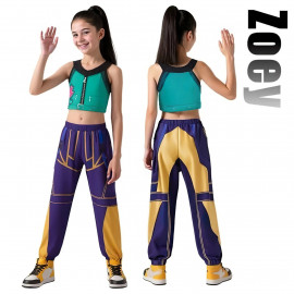Dětský kostým Demon Hunters K-pop Zoey 122-134 L