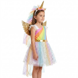 Dětský kostým Unicorn princess Premium 122-128 M