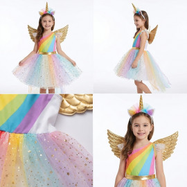 Dětský kostým Unicorn princess Premium 122-128 M