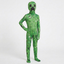 Dětský kostým Minecraft Creeper Premium s maskou 122-134 L
