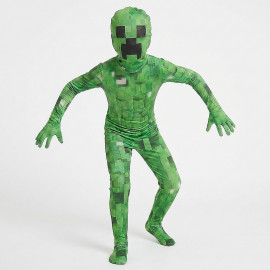Dětský kostým Minecraft Creeper Premium s maskou 122-134 L