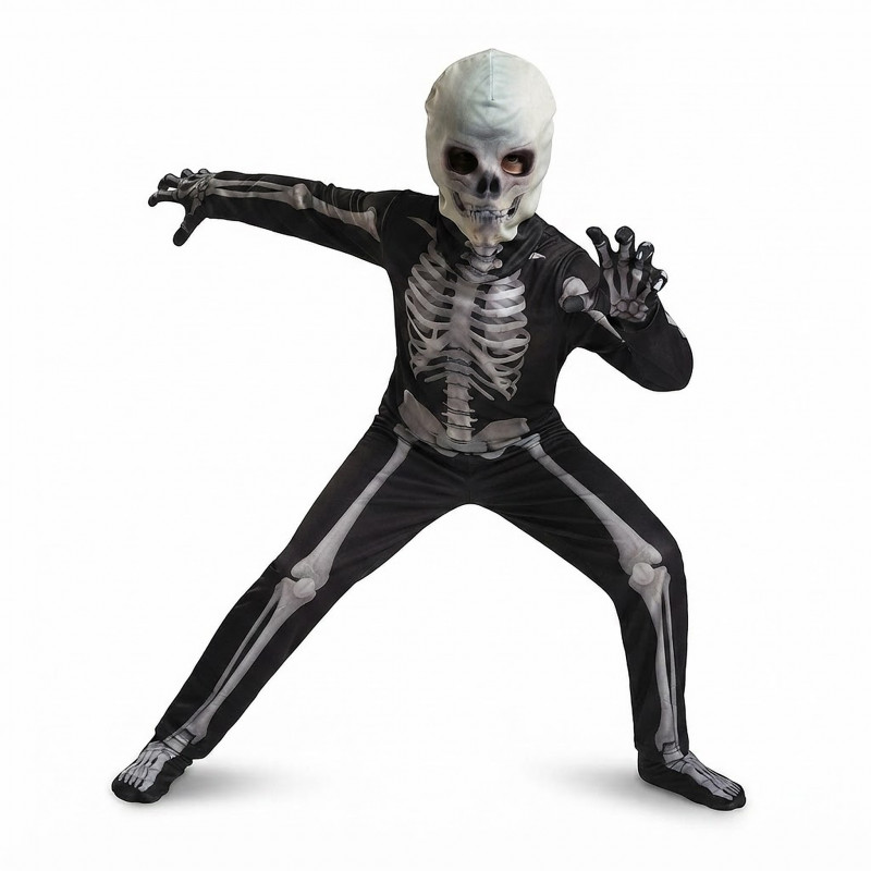 Dětský karnevalový kostým kostra Scary Skeleton 116-122 M