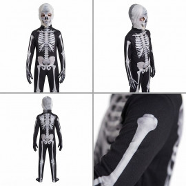 Dětský karnevalový kostým kostra Scary Skeleton 122-134 L