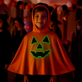 Dětský karnevalový převlek Orange Halloween Scary Pumpkin