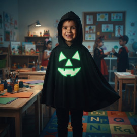 Dětský karnevalový převlek Black Halloween Scary Pumpkin