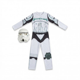 Dětský kostým Star wars Stormtrooper se svaly a maskou 116-122 M