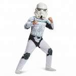 Dětský kostým Star wars Stormtrooper se svaly a maskou 116-122 M