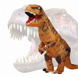 Dětský kostým samonafukovací Dino T-Rex 122-134 L