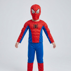 Dětský kostým Spiderman se svaly 110-122 M