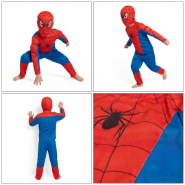 Dětský kostým Spiderman se svaly 110-122 M