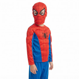 Dětský kostým Spiderman se svaly 110-122 M