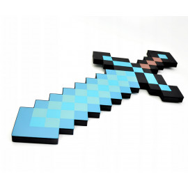 Diamantový meč Minecraft 45 cm pěnový