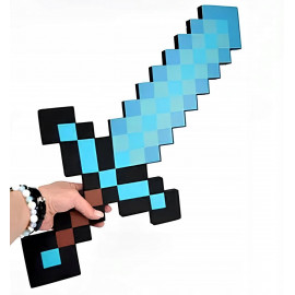 Diamantový meč Minecraft 45 cm pěnový