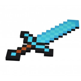 Diamantový meč Minecraft 45 cm pěnový