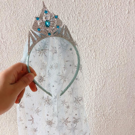 Elsa Frozen sada doplňků se závojem