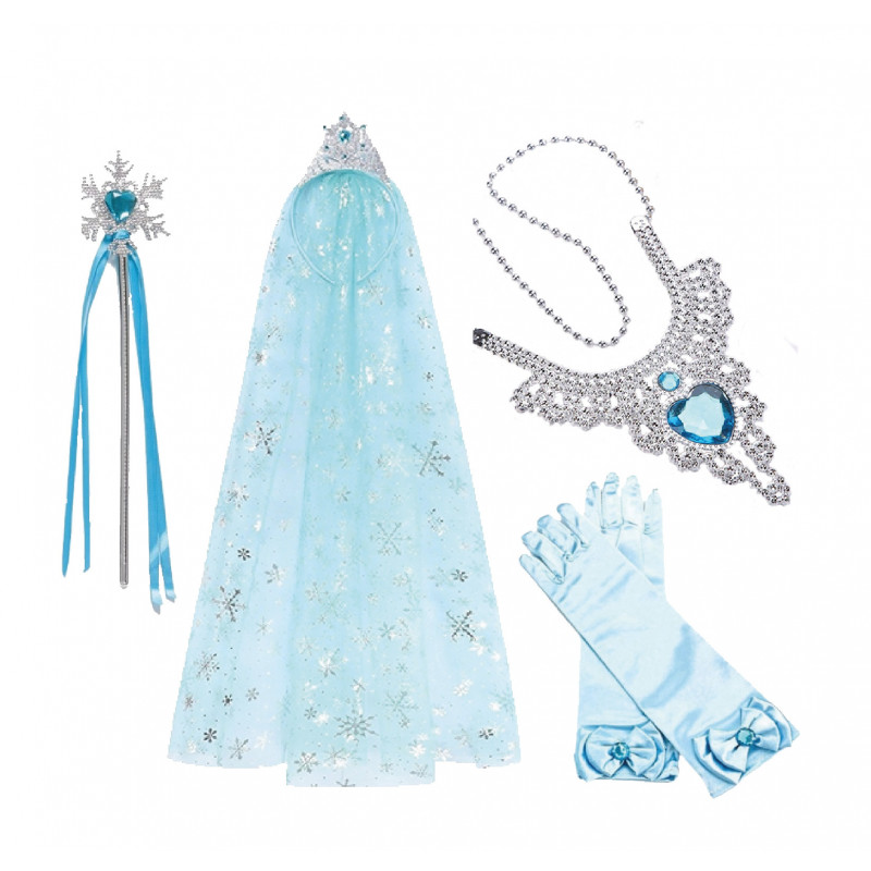 Elsa Frozen sada doplňků se závojem