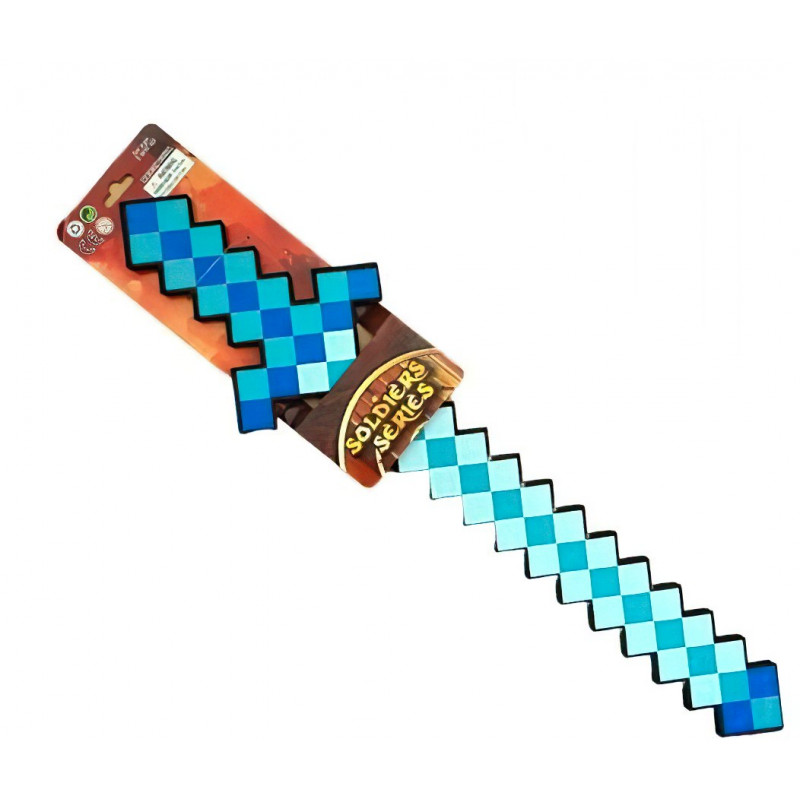 Diamantový meč Minecraft 60 cm pěnový Diamantový meč Minecraft 60 cm pěnový