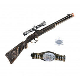 Sada doplňků Šerif s puškou a kloboukem