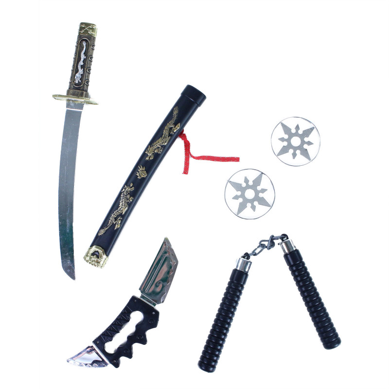 Ninja sada velká s katanou 41cm Ninja sada velká s katanou 41cm