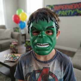 Hulk Avengers zelená maska
