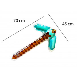 Diamantový krumpáč Minecraft 70 cm nafukovací