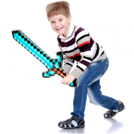 Diamantový meč Minecraft 60 cm nafukovací