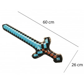 Diamantový meč Minecraft 60 cm nafukovací