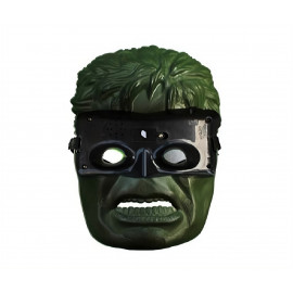 Hulk svítící maska zelená 