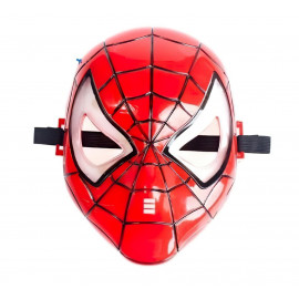 Spiderman svítící maska červená 