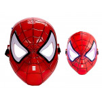 Spiderman svítící maska červená 