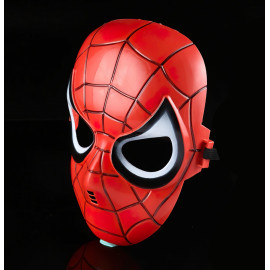 Spiderman svítící maska červená 