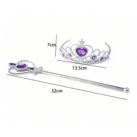 Locika sada doplňků Princezna s korunkou a žezlem