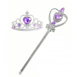 Locika sada doplňků Princezna s korunkou a žezlem