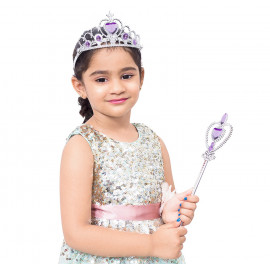 Locika sada doplňků Princezna s korunkou a žezlem